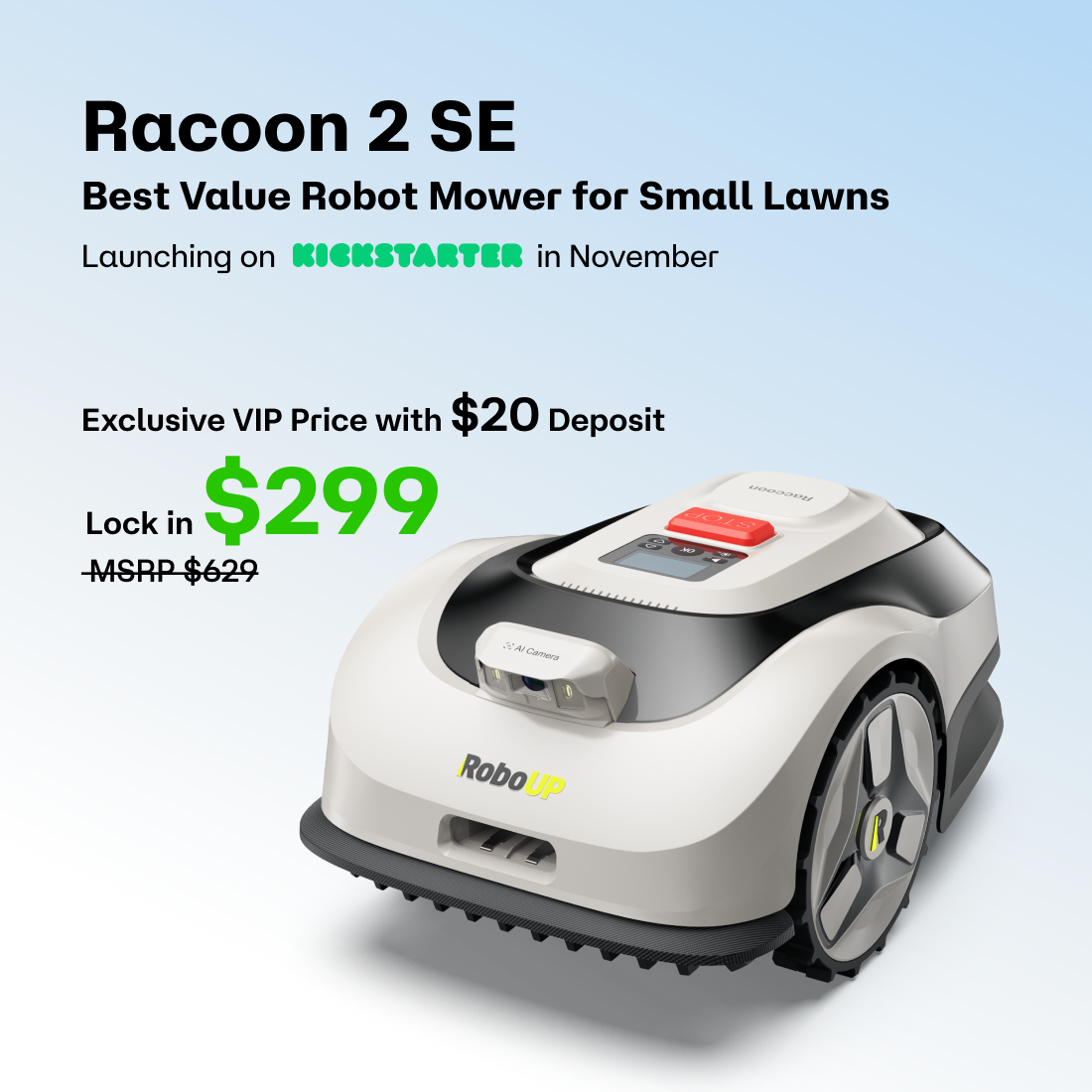 RoboUP Raccoon 2 SE – VIP Deposit ($20)