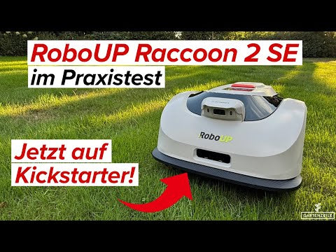 Load video: In this video, the Gartenzeile team takes an in-depth look at the new RoboUP Raccoon 2 SE, testing its features, mapping performance, and mowing results to see if it truly delivers the &quot;best value for small lawns&quot;.