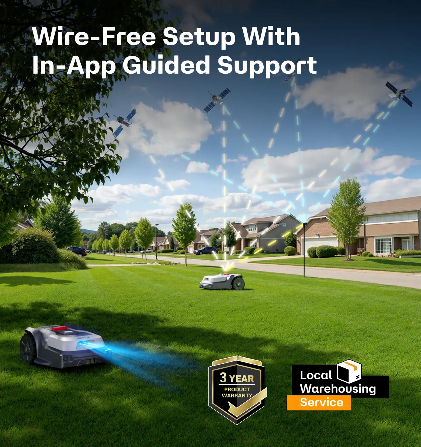 RoboUP TM01 T1200Pro Robot Lawn Mower