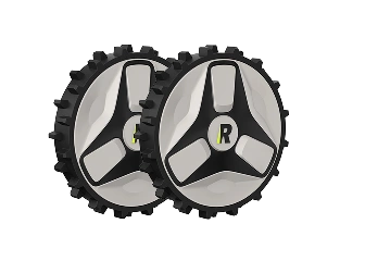 RoboUP Raccoon 2 SE Robot Lawn Mower Refurbished + Replacement Blade Kit + Replaceable Front Wheels + Garage