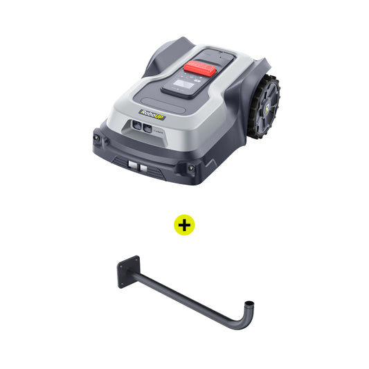 RoboUP TM01 T1200 Pro 2025 Robot Mower + RTK Wall Mounting Rod