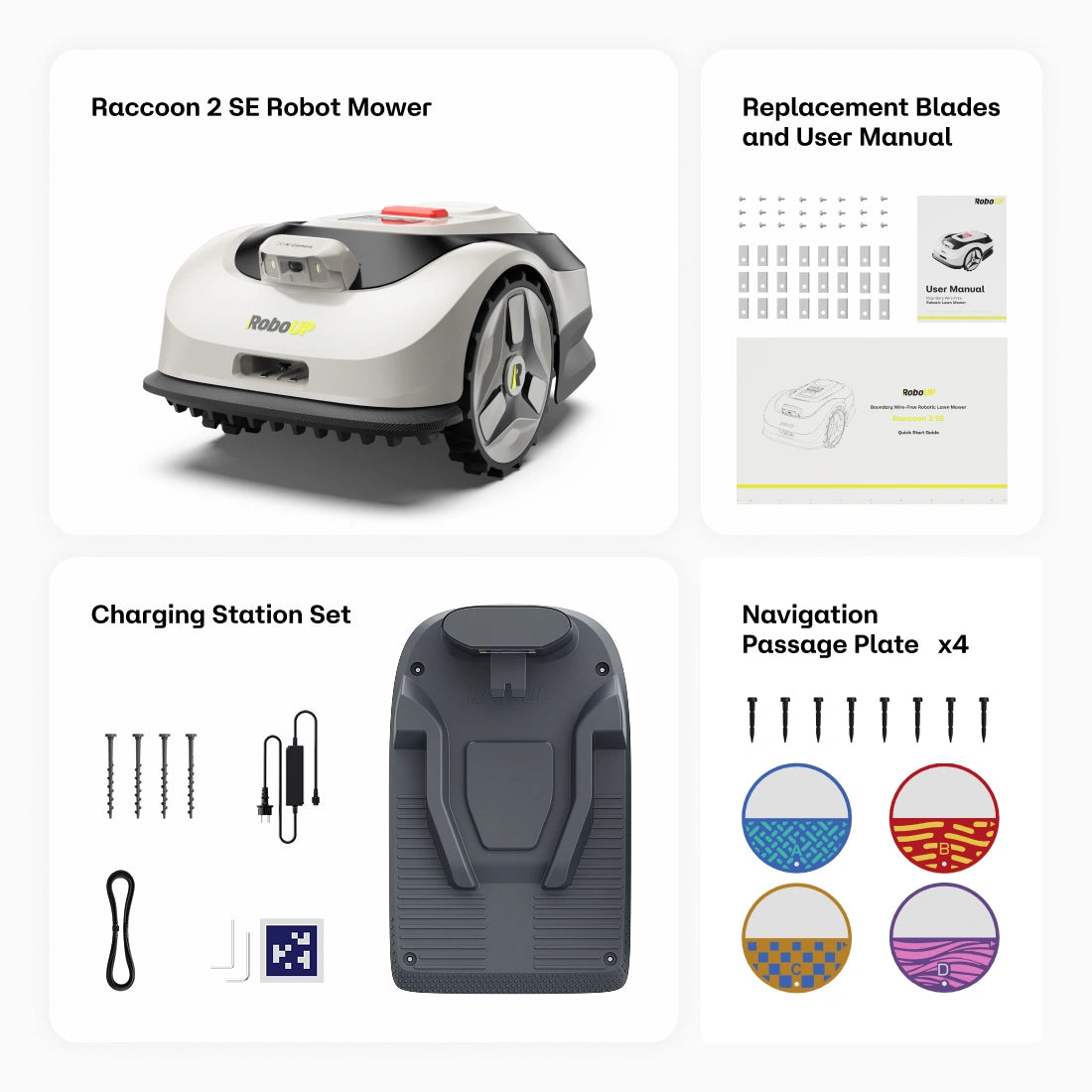 RoboUP Raccoon 2 SE Robot Lawn Mower